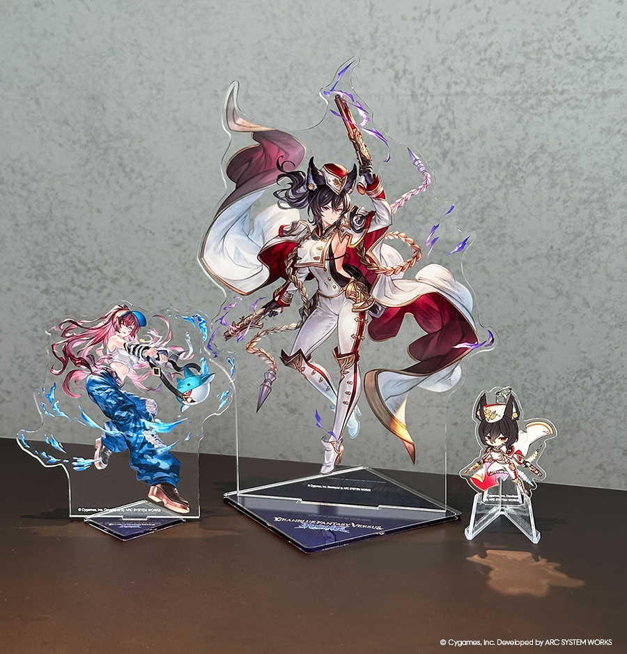 Cygames_goods's tweet image. At attention, soldier—celebrate Ilsa's arrival in #GBVSR with new merch, including a big acrylic stand, a costume acrylic stand of Meg, keychains, and more!

🛍️ Pre-order from #CyStore by 11 p.m., Mar 9 (PT):
cystore.com/Form/Product/P…

🌐 Global shipping available via @Buyee!