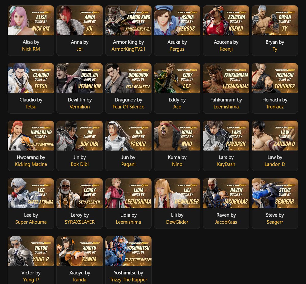 TekkenDocs tweet media