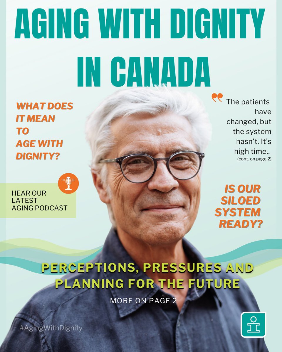 CIHI_ICIS's tweet photo. Over the next 2 decades, the number of Canadians age 85 and older could triple. Health system leaders, planners and clinicians are already under growing pressure.
📃Read more: https://t.co/cNtebkxcl2

#AgingWithDignity https://t.co/roA4fXPHLK