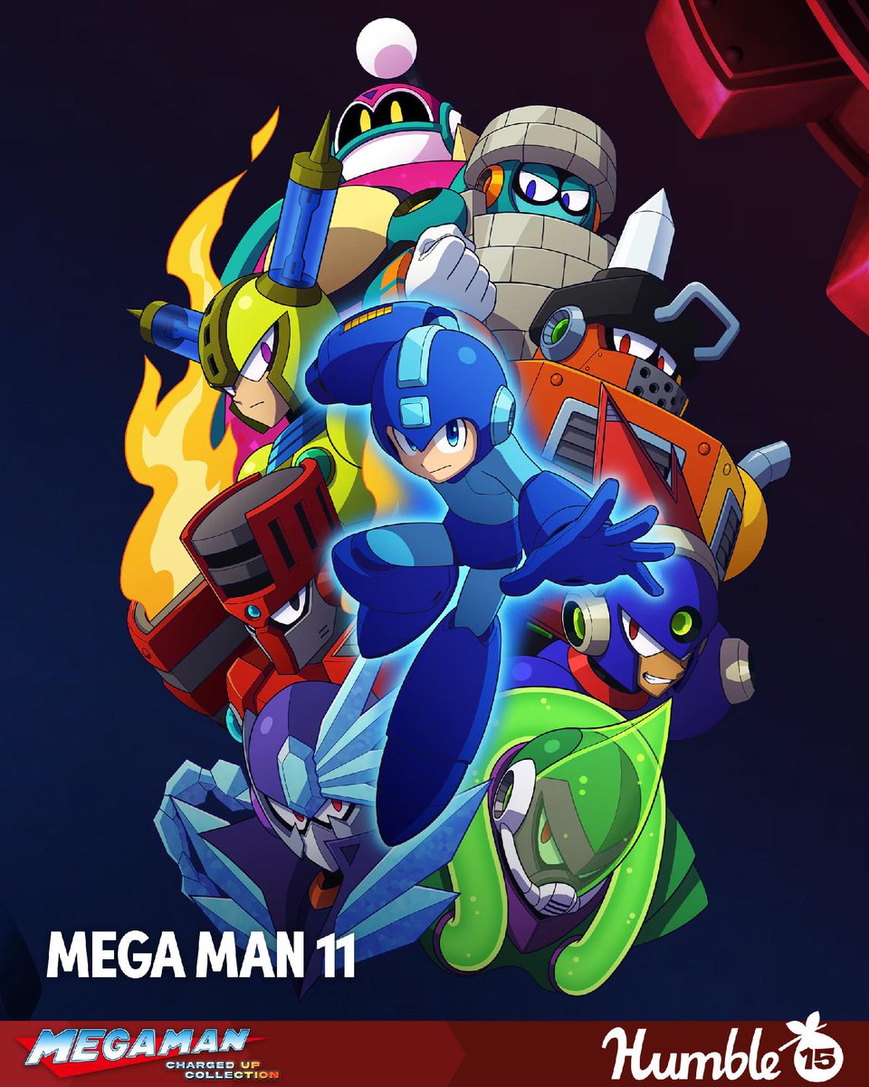Fight for peace between humans and robots in the Mega Man: Charged