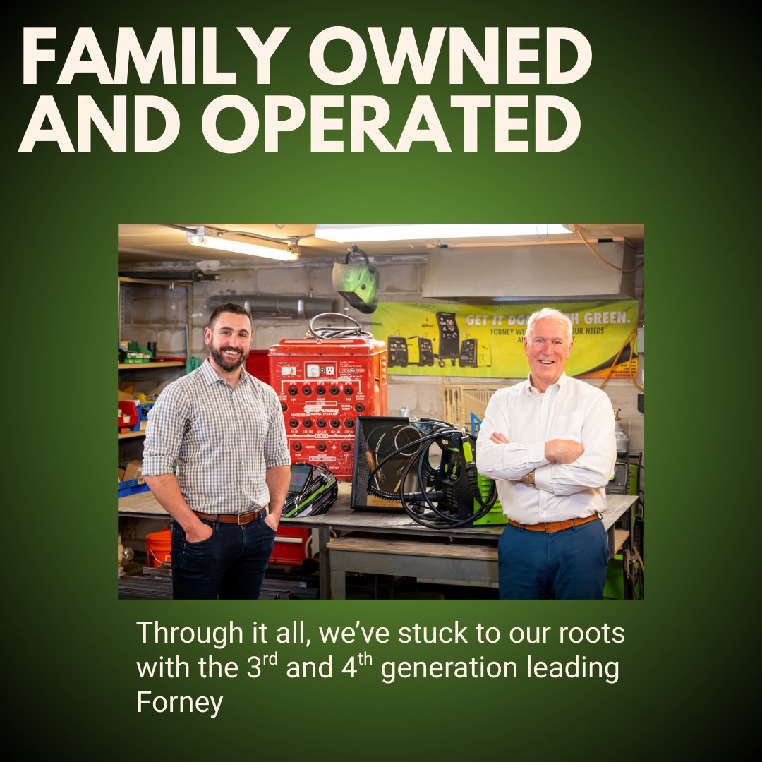 forneyind's tweet image. Throughout the past 94 years, we've changed a lot! 

But we couldn't be prouder of our history and of still being family-owned and operated in Fort Collins, Colorado!

#forneyind #94years #familyowned #FamilyBusiness #Welding