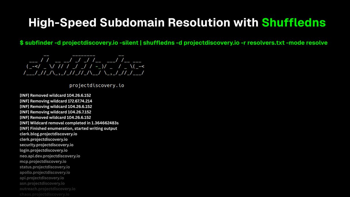 ProjectDiscovery tweet media