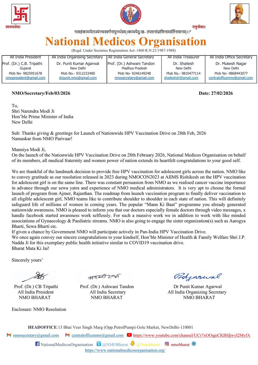 National Medicos Organization tweet media