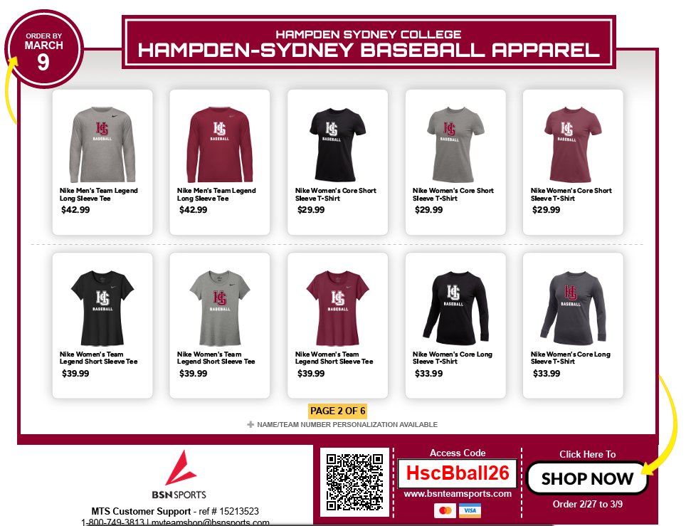 Hampden-Sydney Baseball tweet media