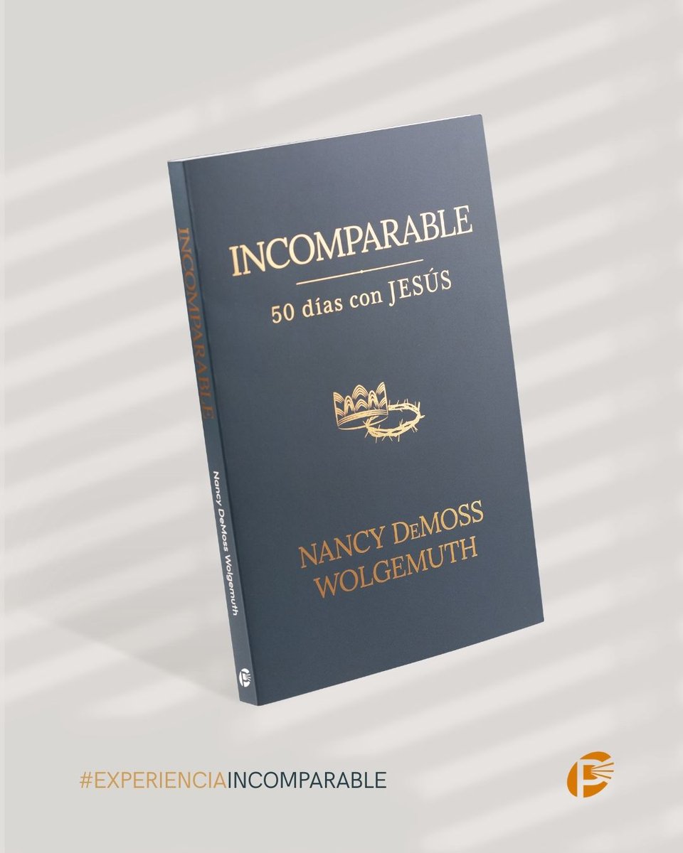 EdPortavoz's tweet image. 🗓️ #Día6 #ExperienciaIncomparable 

➡️ Disfrutemos juntos la experiencia incomparable. 📖Lee cada día un capítulo de «Incomparable» de Nancy DeMoss Wolgemuth. Inspírate. Conoce más al Señor Jesús. Confía más en Él. 

Él es Incomparable👑. 
#NancyDeMossWolgemuth