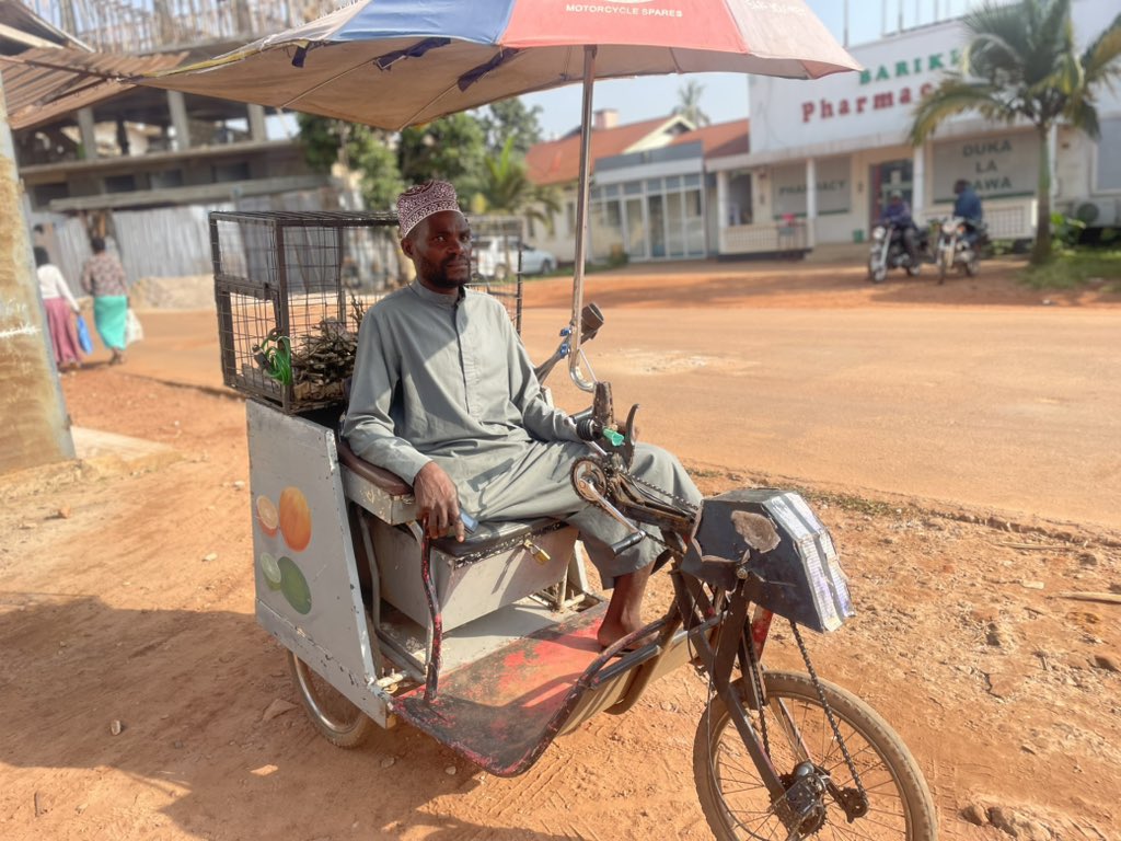JesseyMsami's tweet photo. In Bukoba, #Tanzania where plantains dominate, Mr. Abdul Marco is growing a thriving #cassava seed business despite low demand and living with a disability. Working with #IITA varieties, he sells 10-cutting bundles at 500 TSh and markets them door-to-door. Remarkable ingenuity! https://t.co/MrVMj1FjPA