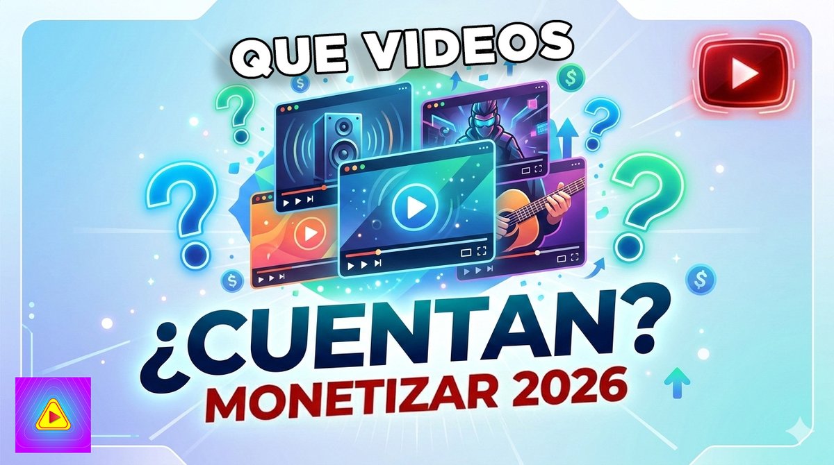 SI buscas completar los requisitos para monetizar, veamos que videos Youtube cuenta para los requisitos para monetizar y cuales no, todo en el siguiente vídeo.➡️➡️ youtu.be/0QMpzLDSNKc
