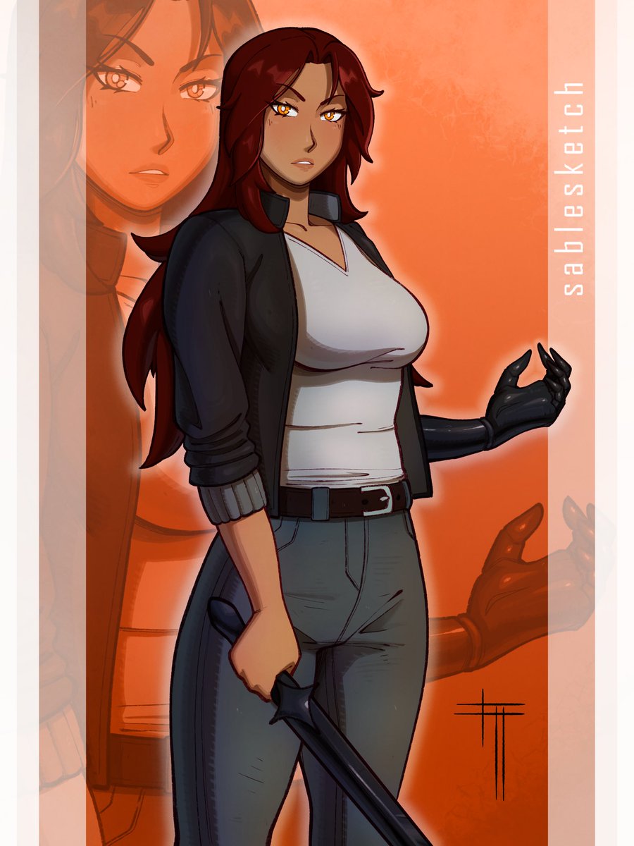 Morella

A commission of <a href="/ellioy/">Elliot C-S</a>.art ‘s beautiful OC, Morella. She rocks both outfits and was very fun to draw. Always love a redhead. Enjoy!