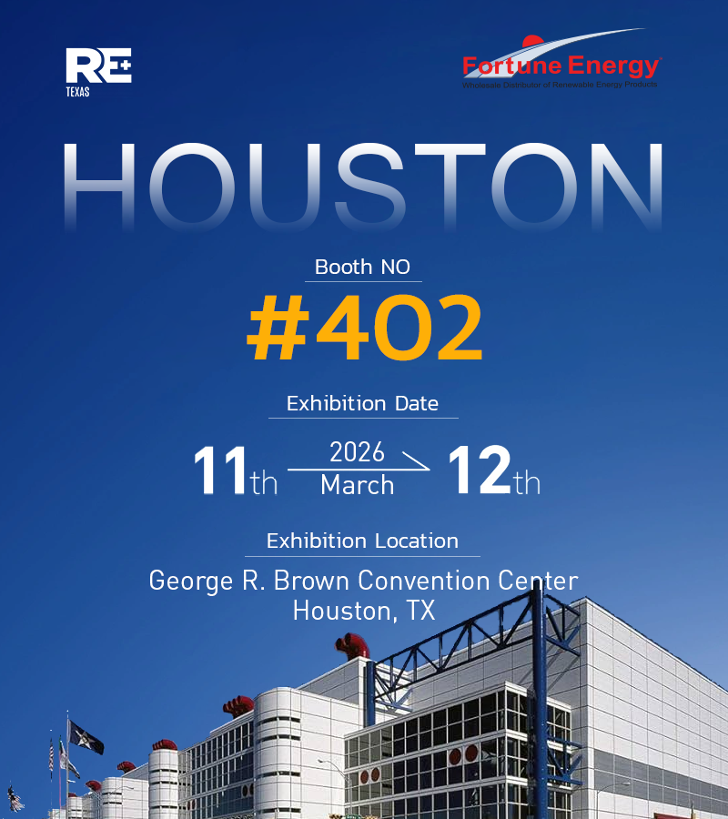 FortuneEnergy's tweet photo. Join Fortune Energy at RE+ Texas 2026 in Houston.
📍 Booth 402
📅 March 11–12
Meet our team to discuss module availability, logistics solutions, and strategic supply partnerships.
#REPlusTexas #SolarDistribution #RenewableEnergy #SolarSupply #FortuneEnergy https://t.co/qSWWPM8Jts