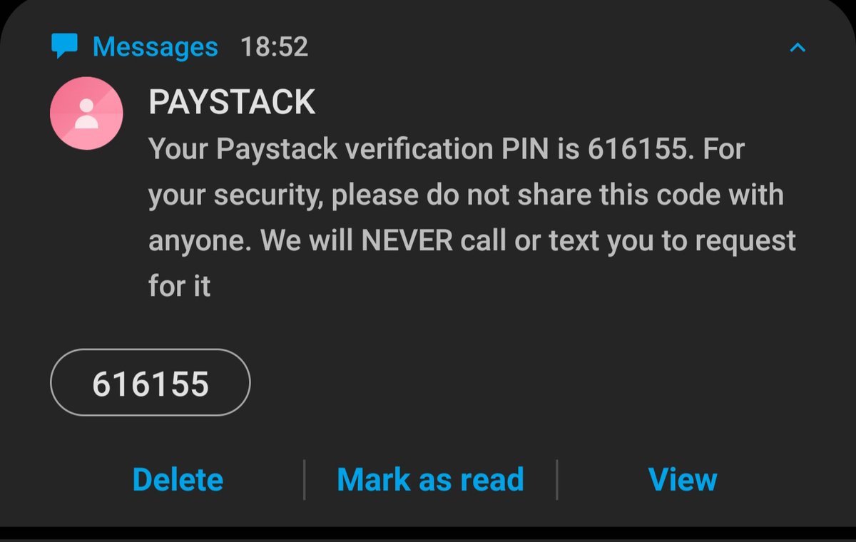 My friend received this text this evening and his bank called him to send the code to them to confirm he's the real owner of the bank account. Just moments after he did that, all his money was gone  including his mother hospital bills.