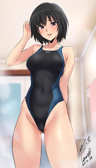 先輩...背中,洗ってあげます #アマガミ #七咲逢