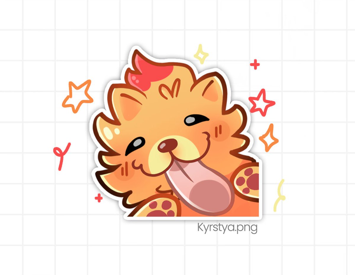 Kyrstya_png's tweet image. New baby #Pombom !! 🔥✨ 

U want this emote? 

#Pokemon30 #PokemonDay #PokemonWindsWaves