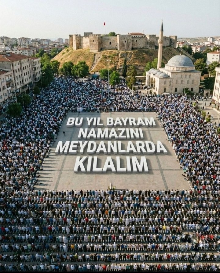 islamiyet64's tweet photo. Bayramın bereketi meydanlara taşsın! 🕌 
Şehirlerimizin meydanlarında, gök kubbenin altında, binlerce kardeşimizle aynı duaya 'amin' demek için yetkililerden adım bekliyoruz.
Bayramın coşkusunu hep birlikte, en geniş saflarda yaşayalım.
#MeydandaBayramNamazı https://t.co/9ROWcYjB1J