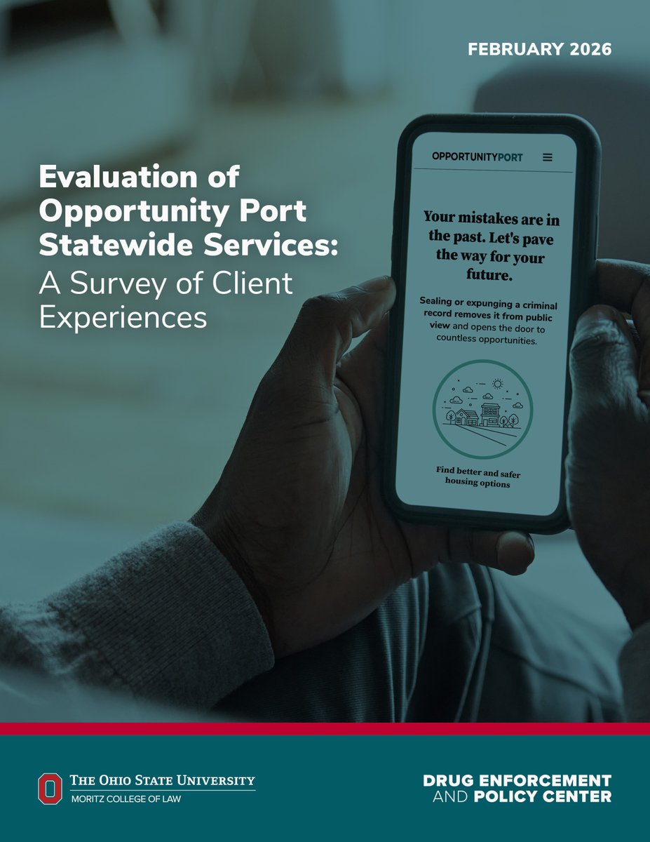 Drug Enforcement and Policy Center at Ohio State tweet media