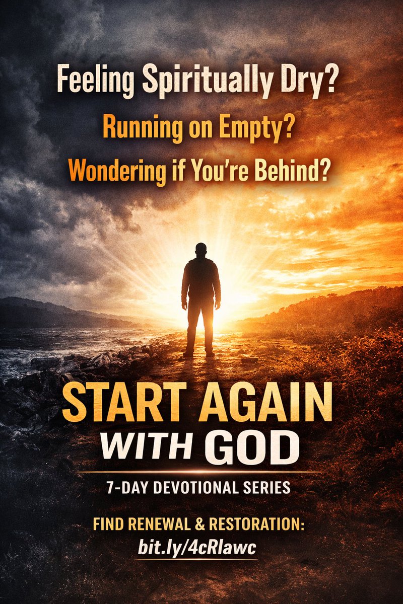 JamesCartee's tweet photo. Have you felt spiritually stuck lately?

You do not need more pressure. You need presence.

Genesis begins with light in darkness — not pressure.

This 7-day video devotional series may be your reset.

Start again with God: https://t.co/zboa7NG7xk

#FaithReset #Encouragement https://t.co/Q1bvE2ZK4t