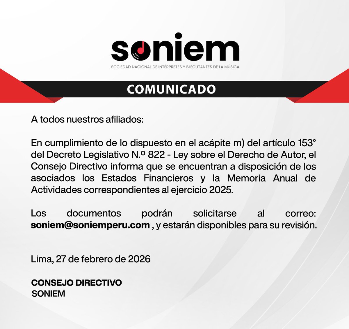 A nuestros afiliados!