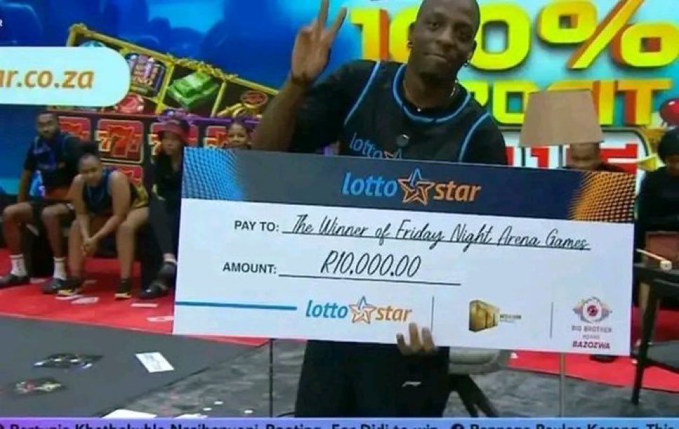 Mmeli wins Friday night arena games. All he does is win win win.👏🏽
Most competitive housemate this season . Second chance with sense . Congratulations MMELI👏🏽👏🏽👏🏽🔥. You’re doing well