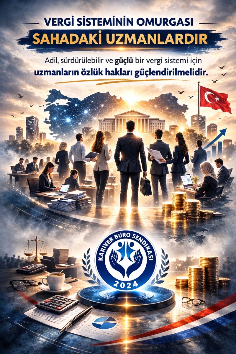 Vergi Haftası kutlanırken;
Kayıt dışılıkla mücadele eden, sahada denetim yapan, kamu alacağını koruyan Gelir Uzmanlarının özlük hakları görmezden gelinmemeli.

Emeğin karşılığı adil şekilde verilmelidir. Güçlü maliye, güçlü uzman kadrosuyla olur.
<a href="/memetsimsek/">Mehmet Simsek</a> 
#vergihaftası