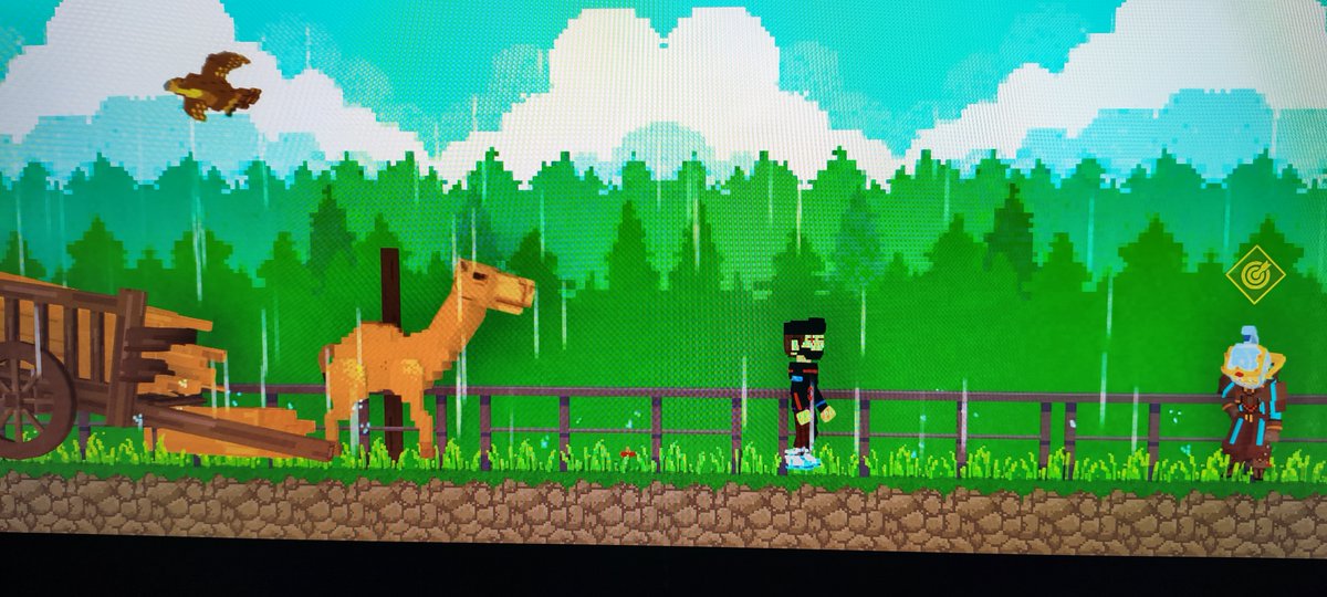 Pre-run ritual: camel selfie in The Sandbox Season 7. Luck mode = ON. <a href="/TheSandboxGame/">The Sandbox</a>  tsbga.me/TheSandbox #Season7