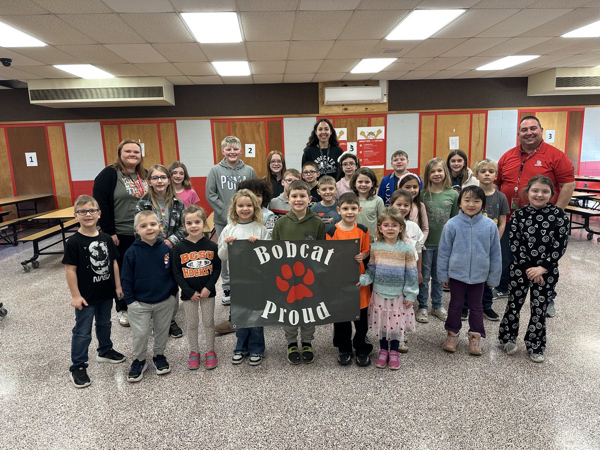 KaraffaAlyssa's tweet photo. Congratulations to our February Bobcat Pride winners!!! @BGSchools https://t.co/wYhUVM00ga