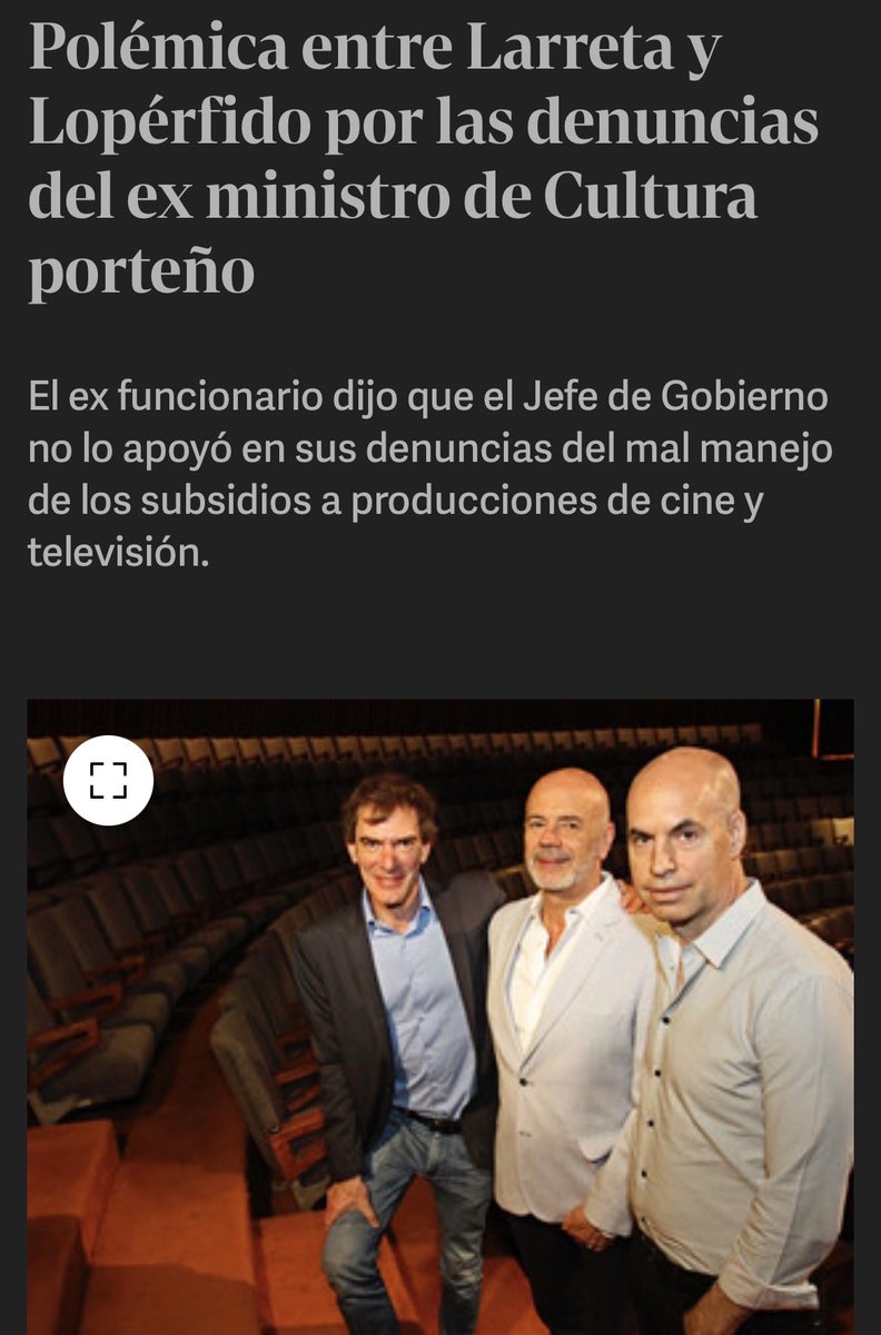 🔴 EL PRO SIEMPRE REPRESENTÓ LA PELEA CONTRA LA CORRUPCIÓN KIRCHNERISTA.

Lopérfido fue un paladín de esa lucha 💛

Lucha que Larreta (👽) traicionó e hizo todo lo posible para encubrir.

Mi recuerdo para este patriota, honrando su batalla contra la corrupción 💛

“Fui insultado,