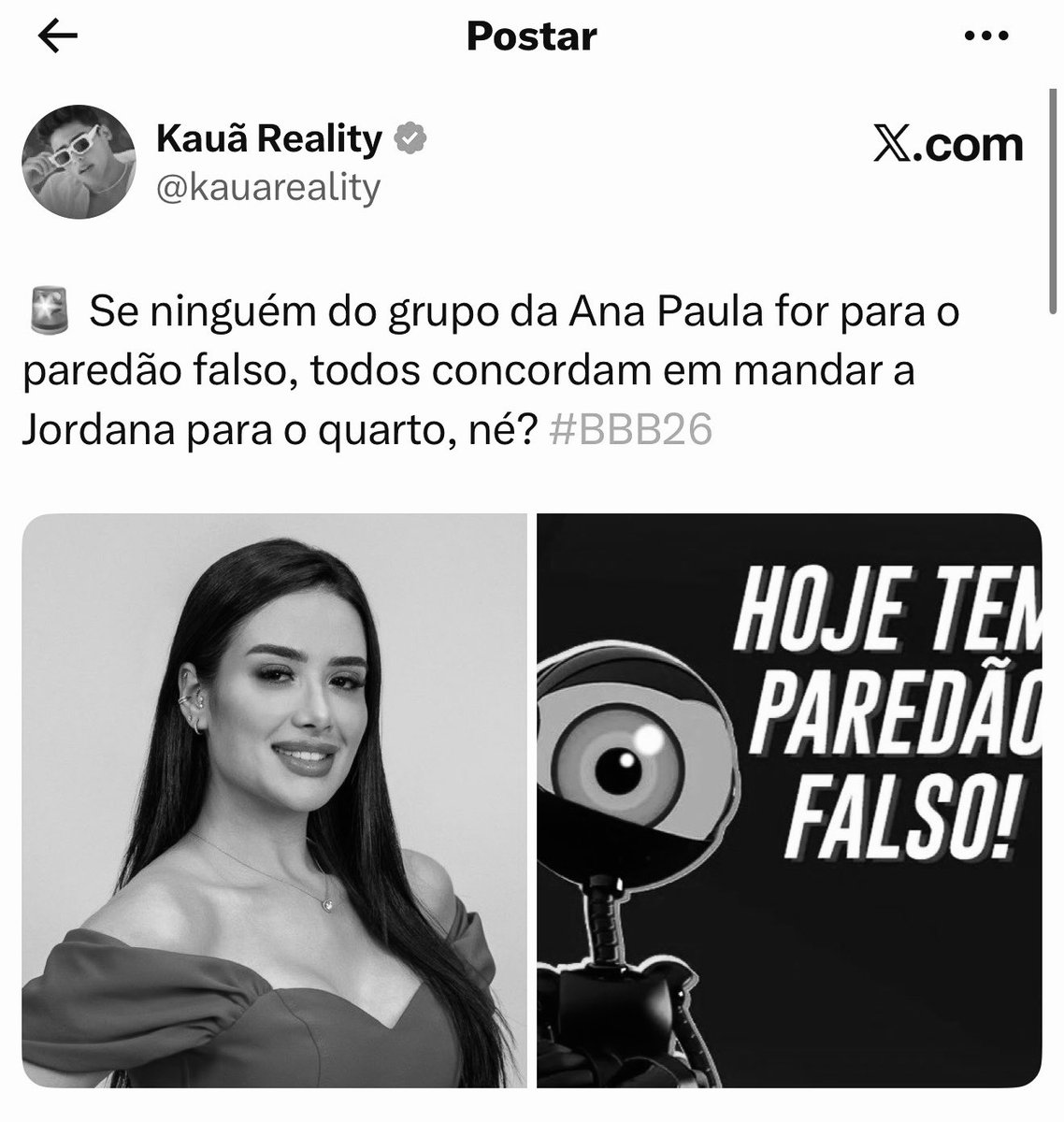 RENAULT’S NÃO CAIAM EM FAKE NEWS! 

TEM QUE IR QUALQUER UM, BRENO, NO CASO. 
 MENOS NEGAJO OU QUALQUER OUTRO DO GRUPINHO DO 5ª SERIE #TeamRenault #BBB26