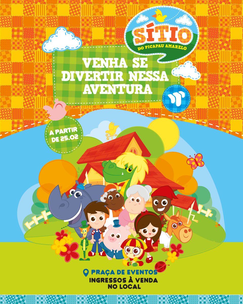 O Sítio do Picapau Amarelo chegou também na nossa Praça de Eventos! 🌽

O parque conta com escorregador inflável, piscina de bolinhas e circuitos de brincadeiras para a criançada se divertir. 🎢 Nâo perca! 💙 #VemProTaca