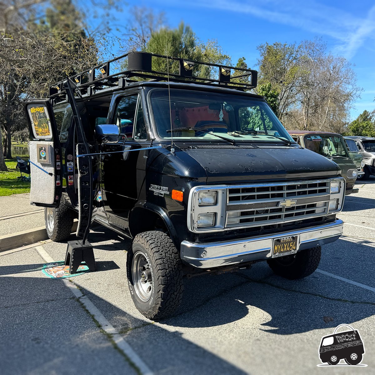 _VanCult_'s tweet photo. Happy 4x4 (and Lifted) Van Friday...
National Boogie Van Day 2026 edition!
.
#tagthevan #tagtheowner
#nationalboogievanday
.
#4x4van #van @rollingheavymagazine @vanmily_vc #vannin #chevyvan #boogievan #customvan #showvan #liftedvans #getlifted #4x4 #vancult #getinandgetiton https://t.co/ISnbUJNBUQ