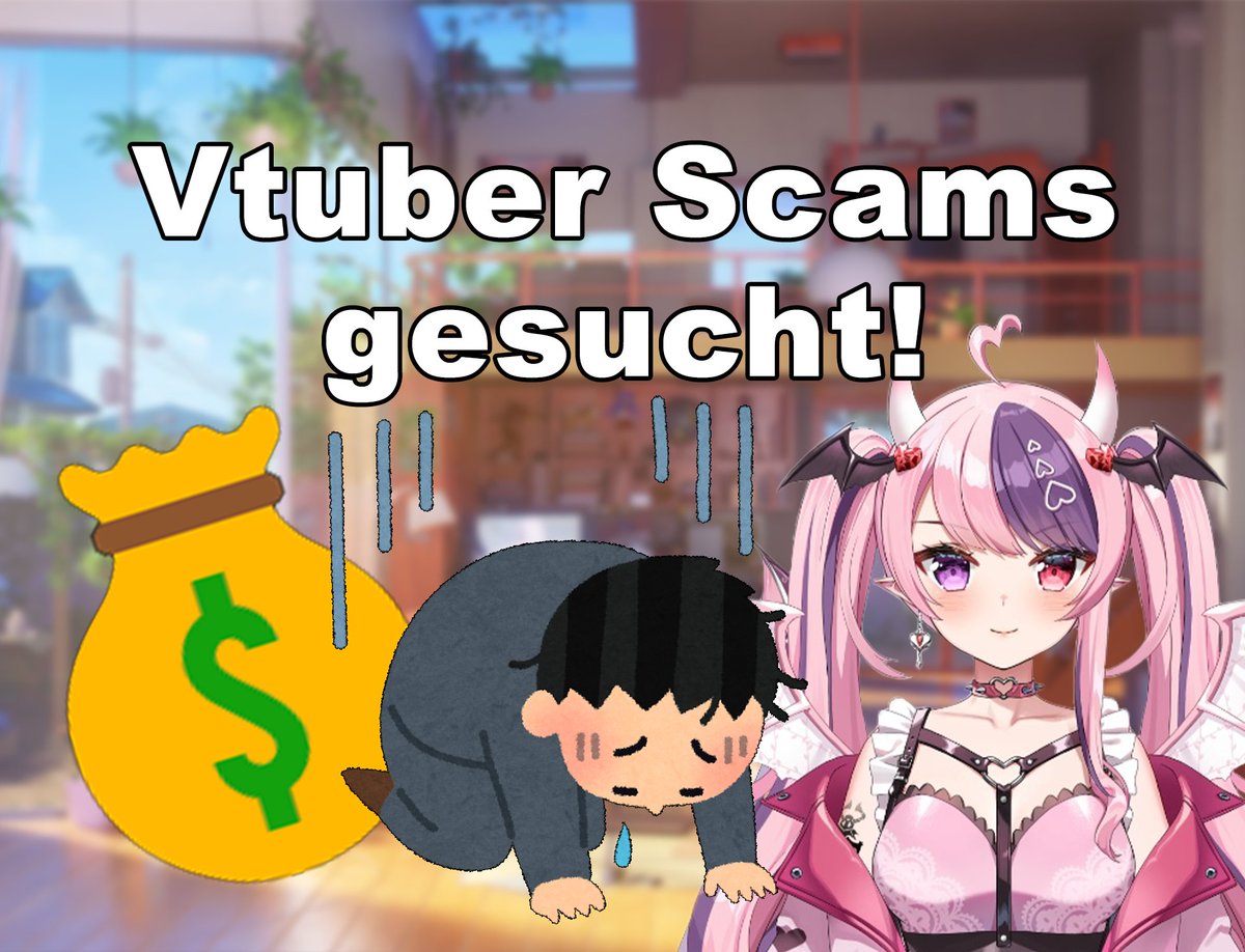 TheClumsyFellow's tweet photo. ⭐ Was sind die bekanntesten Scams, die Vtubern passieren? ⭐Ich würde gerne ein Tiktok über eure Geschichten/Beispiele machen, um Anfänger-Vtuber davor zu schützen und ihnen zu sagen, worauf sie achten sollten! Z.B. dass eine Model Commission nicht fertig gestellt wurde etc. https://t.co/VWoJEtMriH
