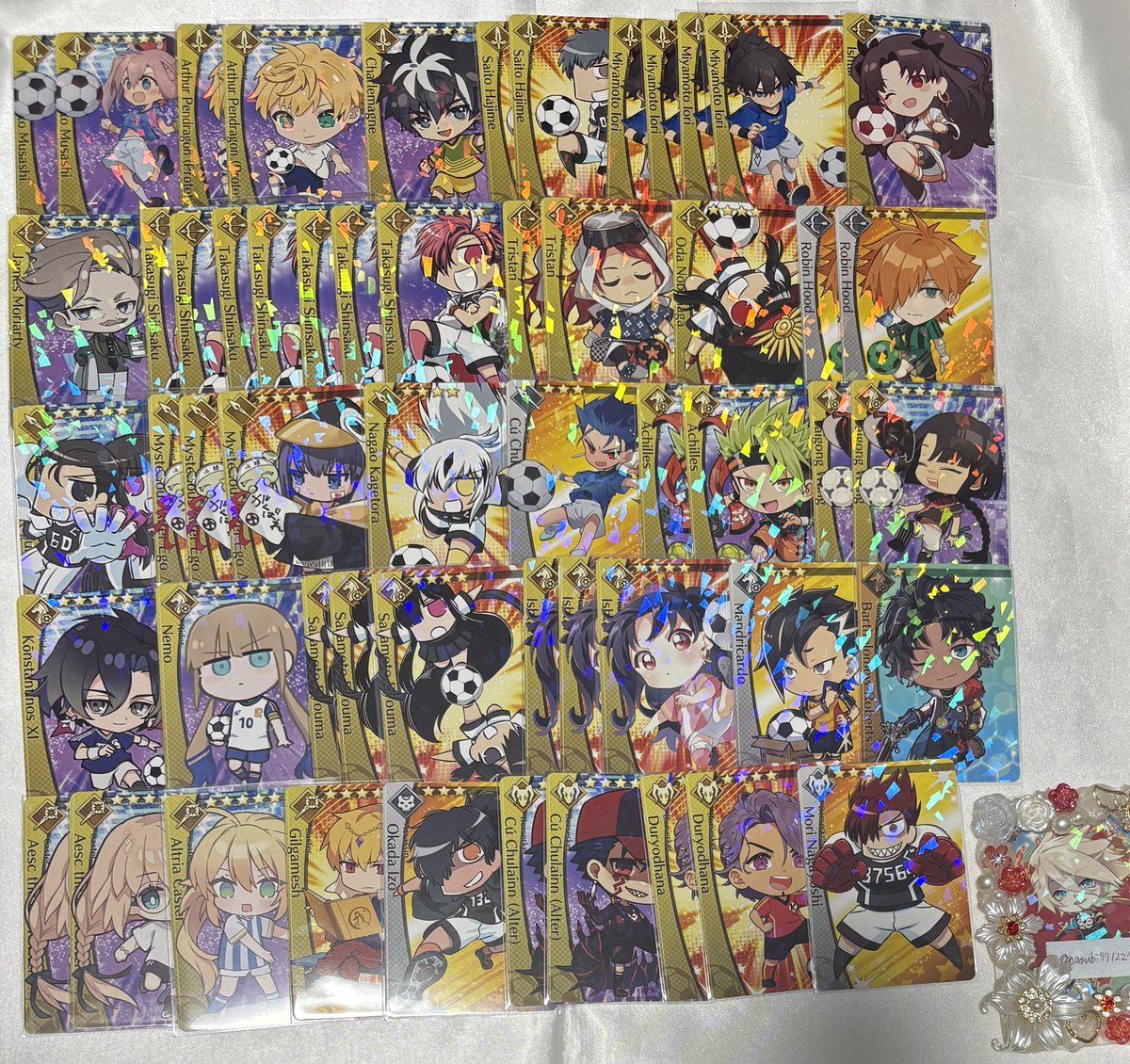 交換】Fate/GrandOrder FGO 最終再臨展 コレクションカード サッカー