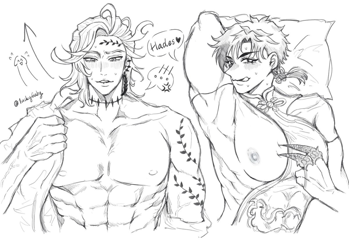 1ucky6aby's tweet photo. 就這樣勾引冥王
#ハデ始 #終��のワルキューレ
#HadesQin #RecordofRagnarok https://t.co/3bT84JRMSW