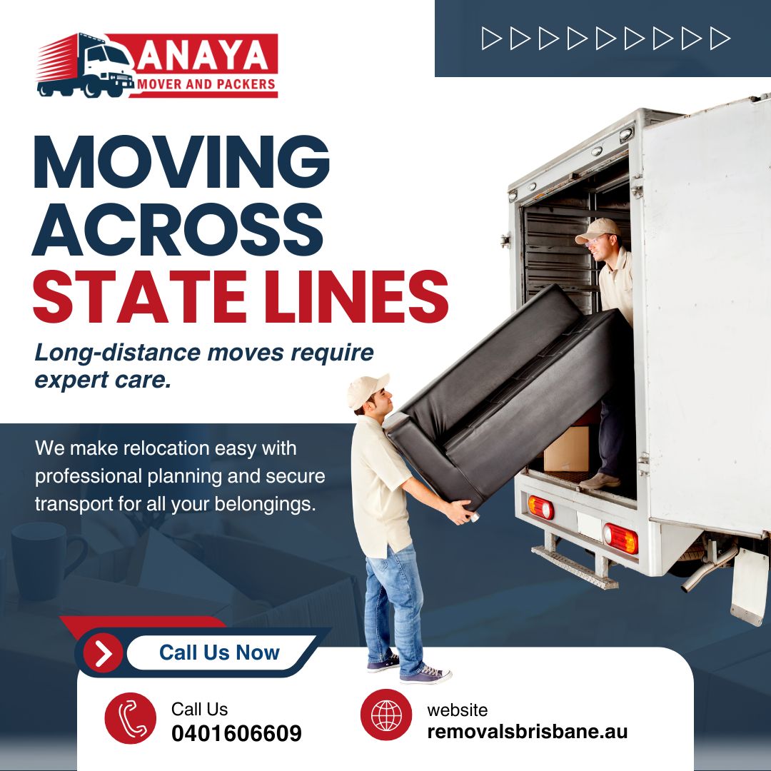 AnayaMovers's tweet image. 🚛 Moving Across States? We’ve Got You Covered! 
we provide professional interstate moving services to make your move smooth and stress-free. 
Call us today: 0401606609
Visit: removalsbrisbane.au
#AnayaMovers #InterstateMoving #BrisbaneMovers #MovingMadeEasy #PackersAndMovers