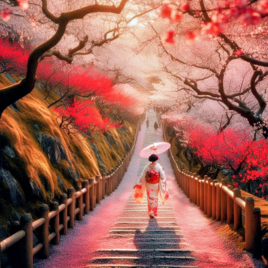 FWLMacZ95u95352's tweet photo. Each gentle “sara” of the petals underfoot touches the quiet place inside you, the one that still remembers silence.  #SoftSteps #InnerCalm https://t.co/5pkruUuZ0j
