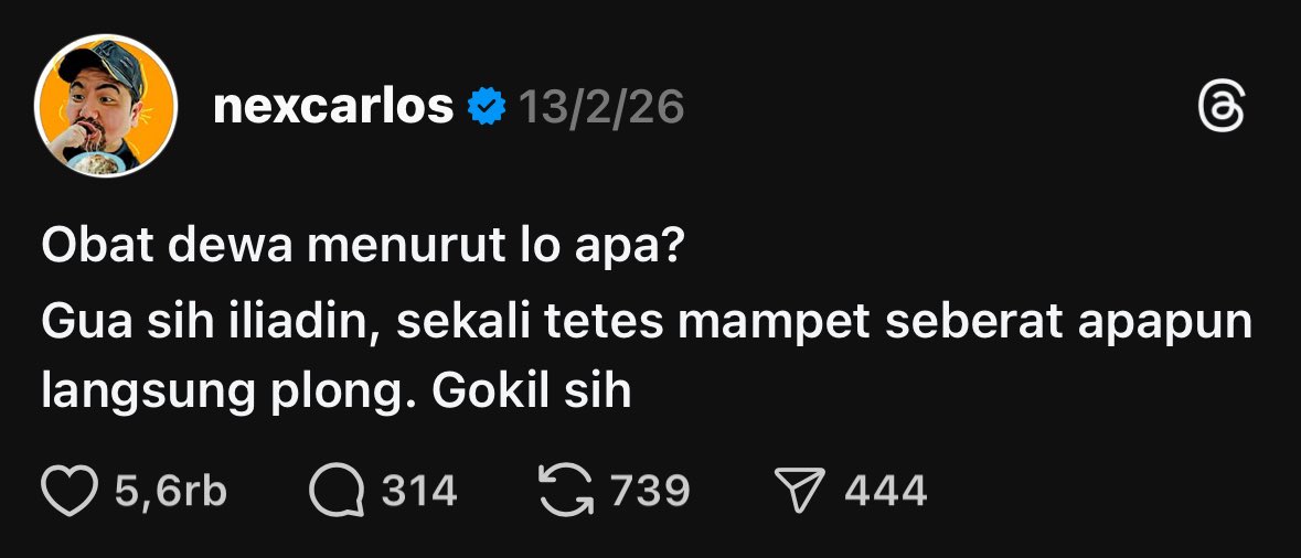 BENERAN WOY!!! Thanks Nextcarlos semenjak itu aku stok iliadin dirumah!!! 🫵🏻