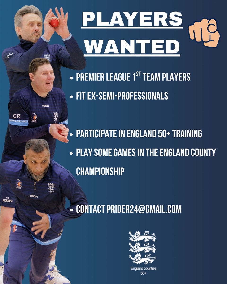 England 50+ Cricket tweet media