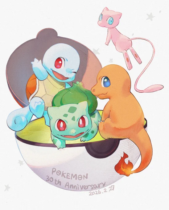 #ポケモン30周年おめでとう 有難うポケットモンスター!