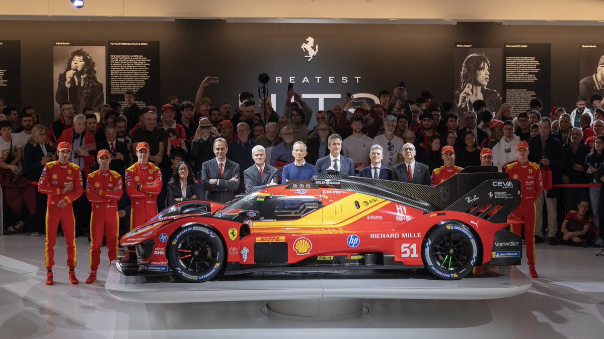 Unveiling event vibes ✨

#FerrariHypercar #WEC