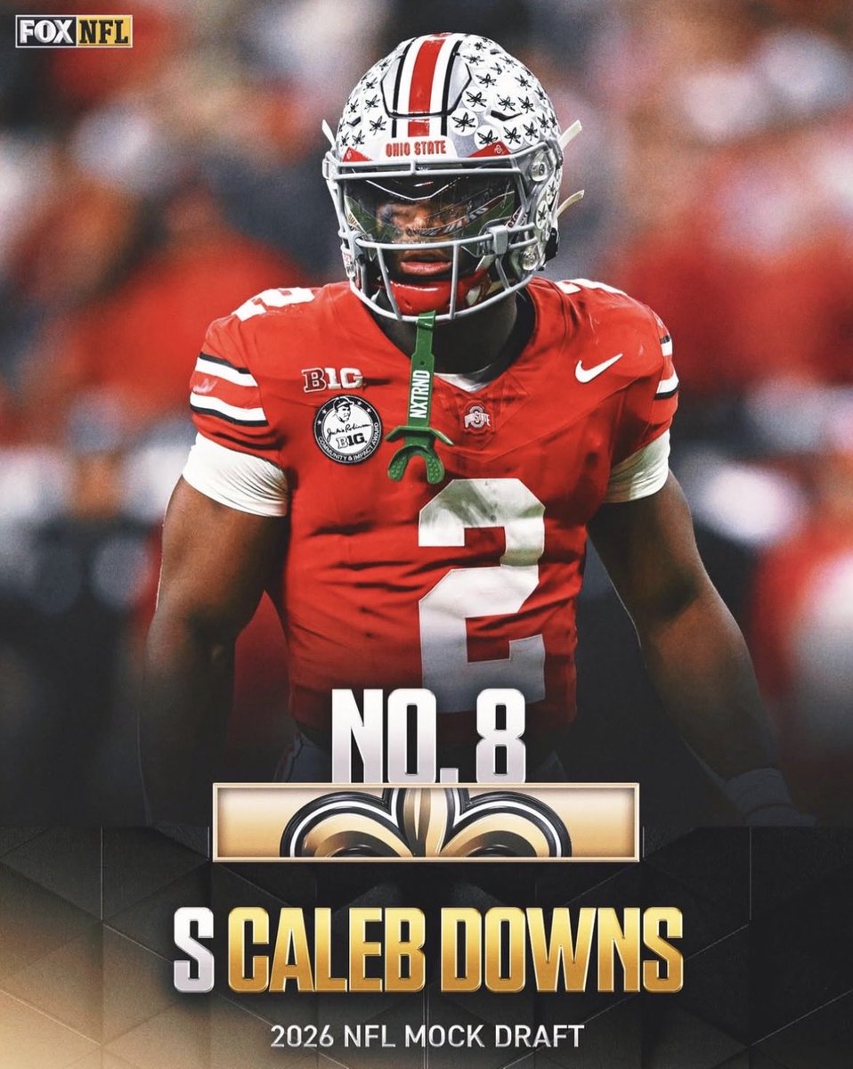 The New Orleans Saints have been heavily linked to versatile safety Caleb Downs. In league circles he is expected to be their pick at #8.