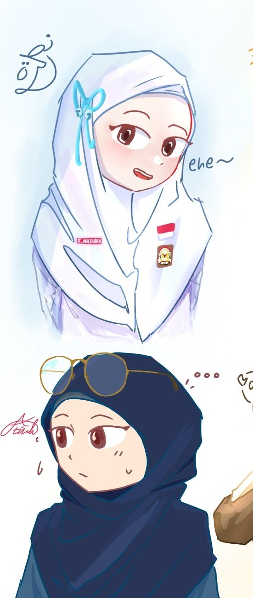 Aku WNI (knp ya...) yg suka gambar OC muslimah.
Semoga kontenku bisa bermanfaat dikit bagi orng lain :)