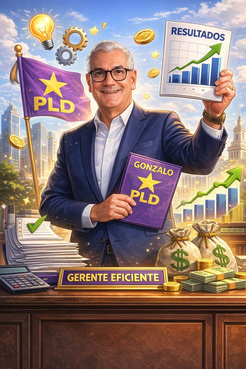 A partir del 2028, las rendiciones de cuenta tendrán los resultados y el rostro del <a href="/PLDenlinea/">PLD</a> y <a href="/GonzaloCastillo/">Gonzalo Castillo Terrero</a>.

Somos Dominicanos 🇩🇴 y merecemos lo mejor.