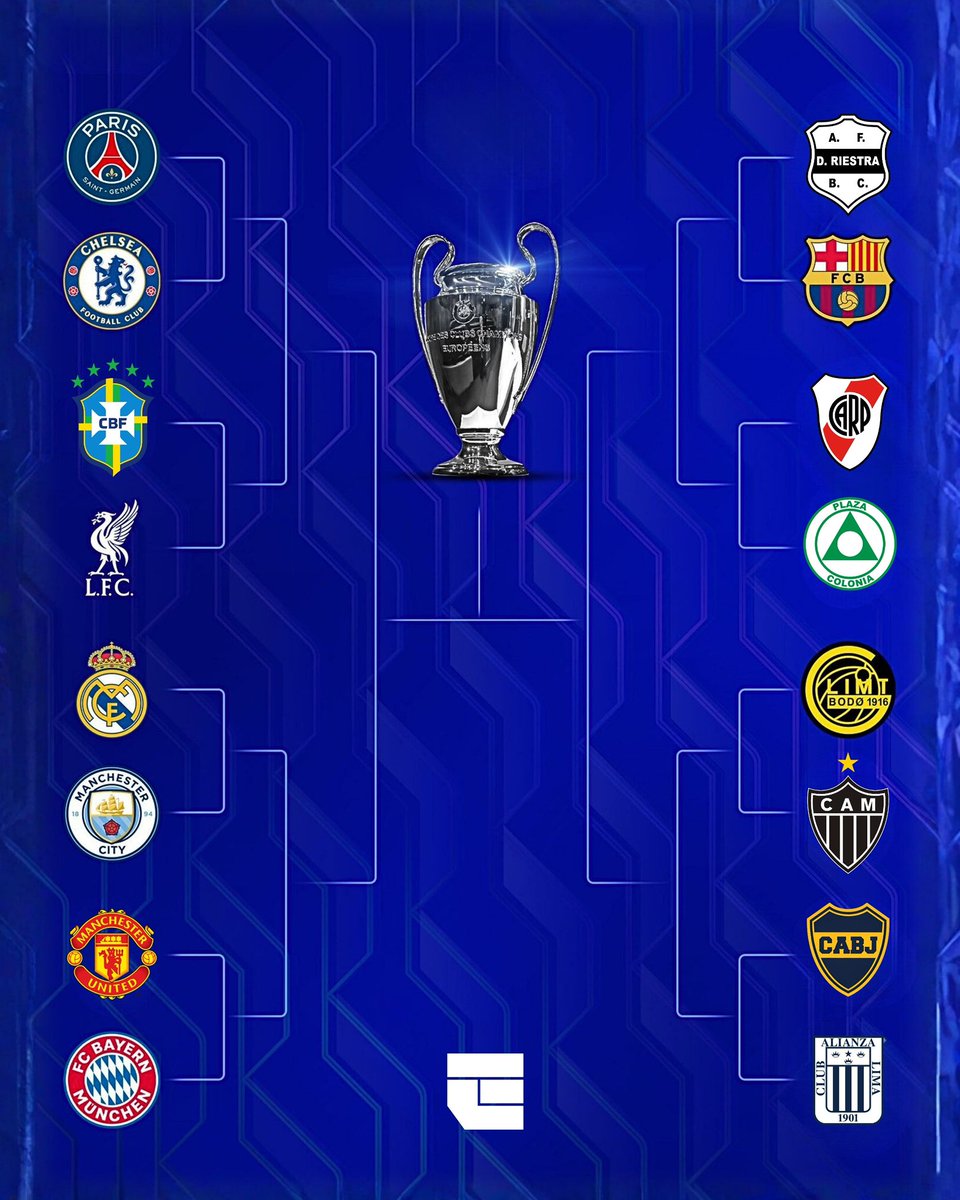 🚨🏆 OFICIAL: Se sorteó el cuadro de la Champions League