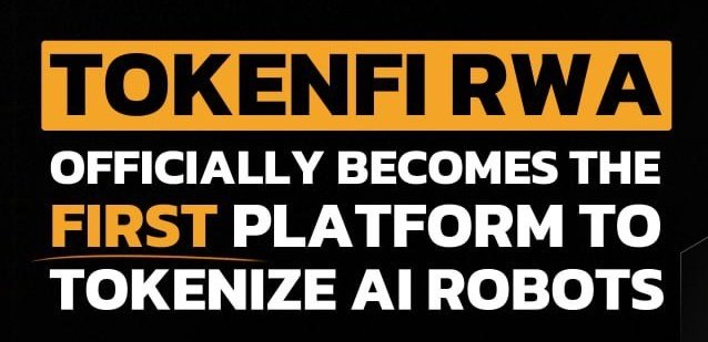 If you’re not paying attention:

TokenFi ( $TOKEN ) is the first RWA platform to tokenize AI robots, powered by NVIDIA.

800 AI robots will be delivered to owners and tokenized for the public in the coming months.

Data becomes tokens.