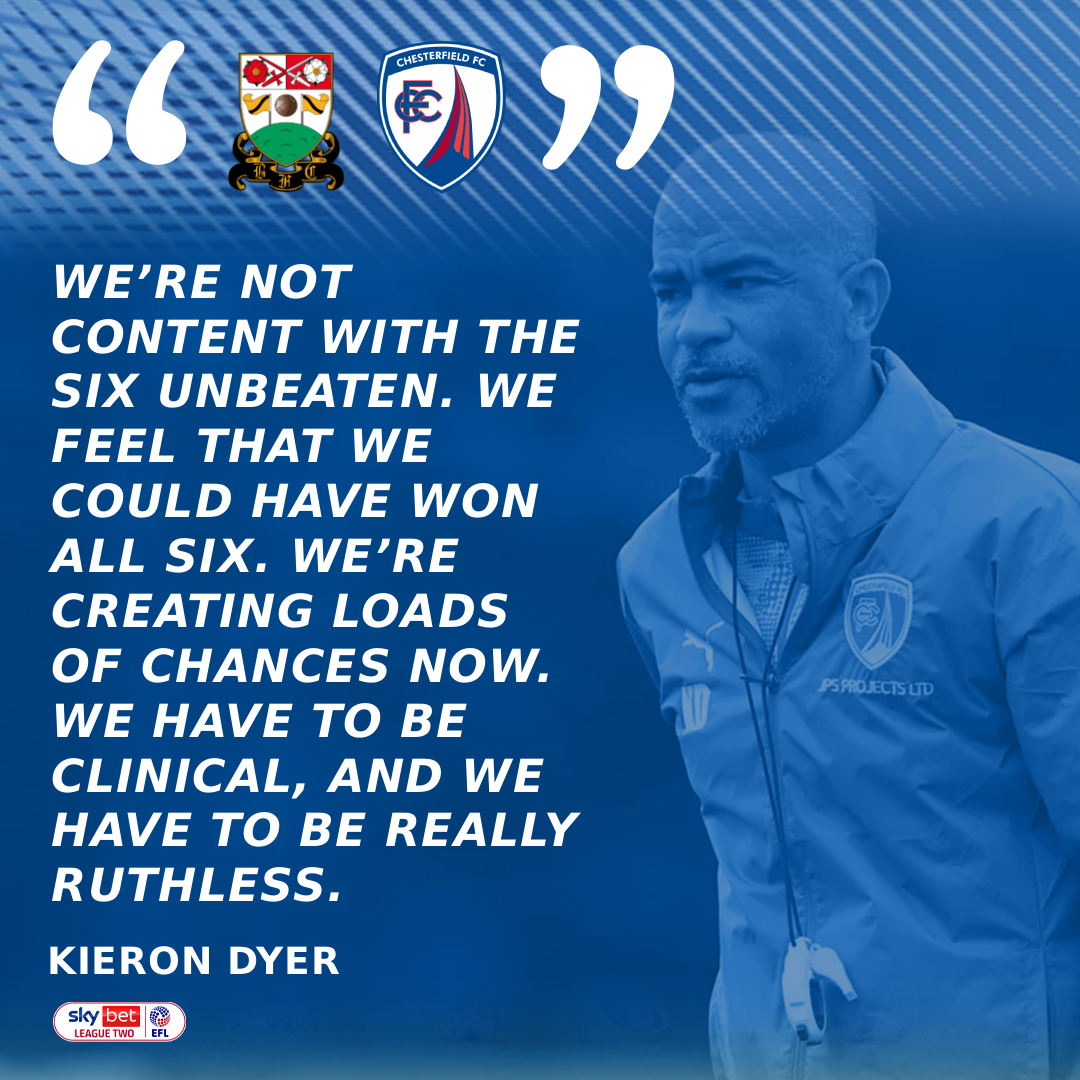 Chesterfield FC tweet media