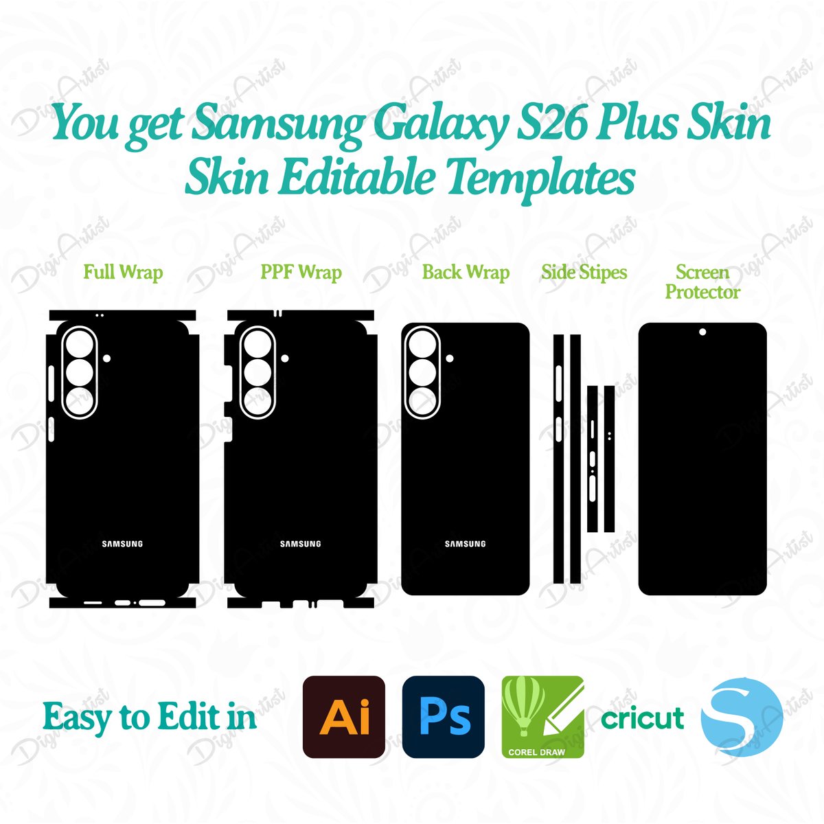 DigiArtistStore's tweet photo. Samsung Galaxy S26 Plus Skin Editable Template. LINK IN BIO
#digiartiststore #SamsungGalaxyS26plus #SamsungS26plus #s26plus #Samsungs26+ #samsungskin #editabletemplate #etsyseller #etsy #etsysuccess #skintemplate https://t.co/O9YKH9b0dH