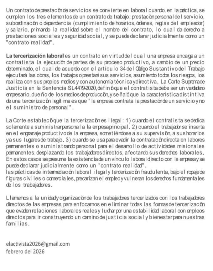 Mucha atención a esto: 🇨🇴👇🏽

Coca-Cola le niega el aumento del 23% del salario mínimo vital a sus empleados, ofreciendo tan solo un aumento del 5.1%. Esto no se puede permitir, las entidades correspondientes deben tomar acciones sobre esto.