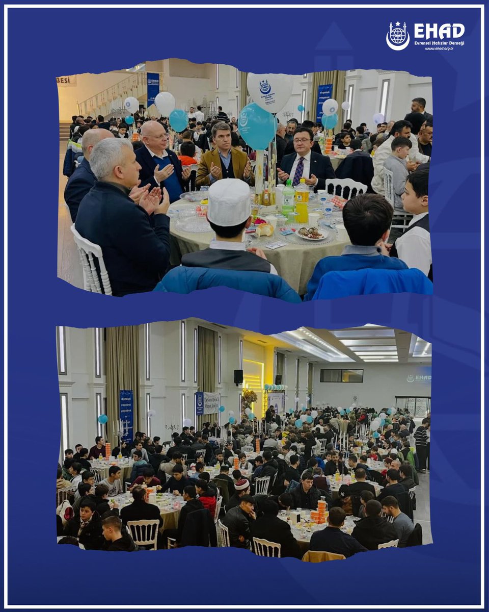 ehadgm's tweet photo. Amasya’da 600 hafızla iftar

Amasya şubemiz tarafından 600 hafız öğrencimizle iftar programı gerçekleştirildi. İftar programına teşrif eden Genel Başkanımız Ali Özdemir, Amasya Valimiz, Rektörümüz, İl Müftümüz ve tüm STK’ların üyelerine teşekkür ediyoruz

@amasyamuftulugu @AmasyaValiligi @uni_amasya @aliozdemirgsb  @OnderBakan