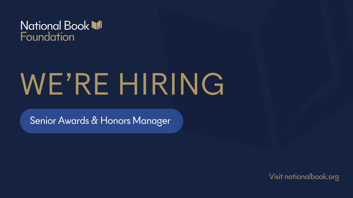 National Book Foundation tweet media