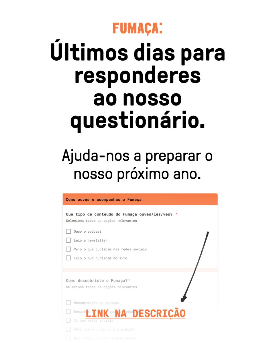 Fumaça tweet media