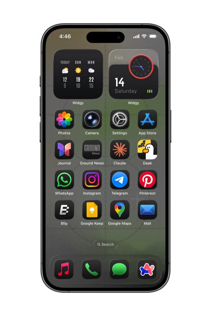 "This is the most awesome iPhone homescreen you'll find today! 😍 
Can't wait to see yours in the comments!"