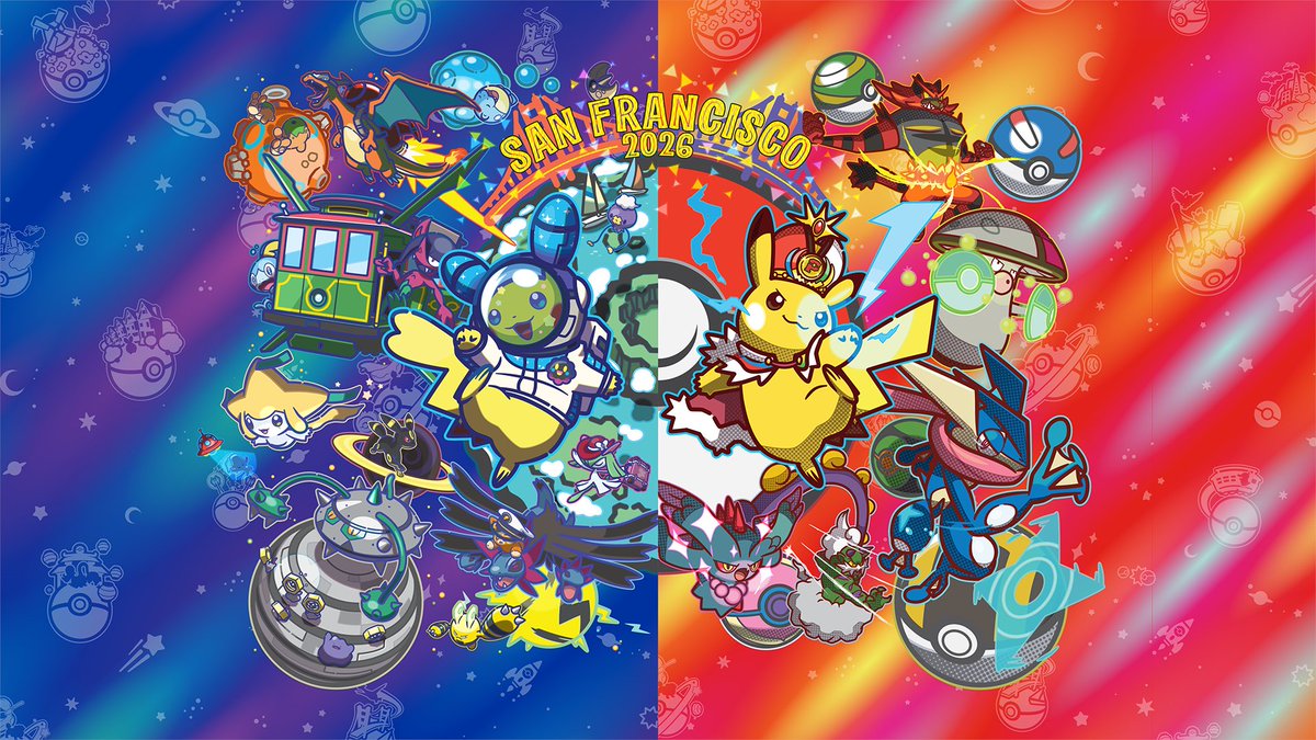 PokemonKoreaInc's tweet image. 2026년 8월, 미국 캘리포니아에서 개최되는 「PokémonXP」와 「포켓몬 월드챔피언십2026」의 키 아트가 공개되었습니다!
이벤트에 대한 정보는 아래 페이지를 확인!
pokemonxp.com
#PokemonWorlds #PokemonXP